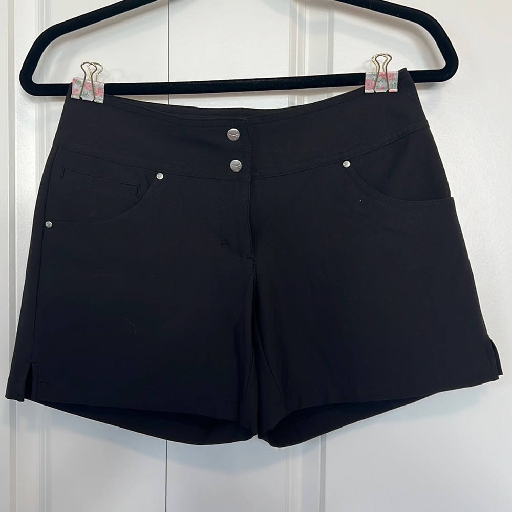 Slazenger. Golf shorts. Black. Size 0. Lightly used. Ladies